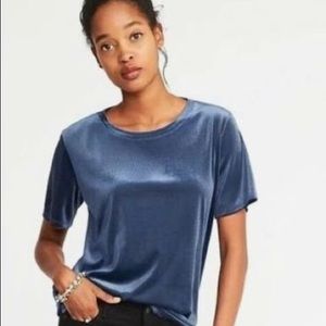 Old Navy Velvet Blue shirt